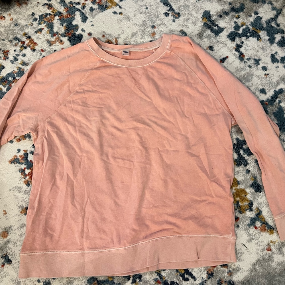 Peach Old Navy Long Sleeve Top